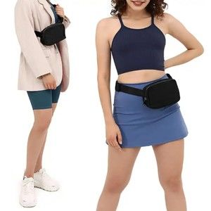 Crossbody Lemon Bags for Women and Men Waterproof-Everywhere Belt Bag // BLACK